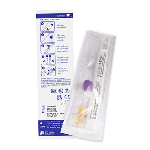 Group B Strep Swab Kit – E & O Laboratories Ltd